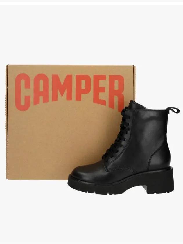 Milah Leather Worker Boots Black - CAMPER - BALAAN 4