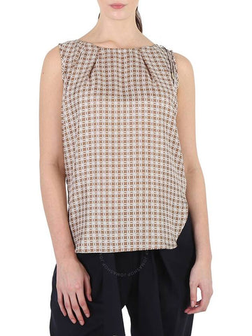 Max Mara Ladies Zac Printed Sleeveless Top, Size X-Small - MAX MARA - BALAAN 1