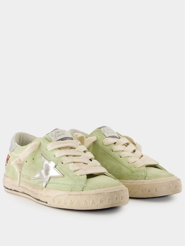 Super Star Sneakers - Golden Goose Deluxe Brand - Leather - Green - GOLDEN GOOSE - BALAAN 2