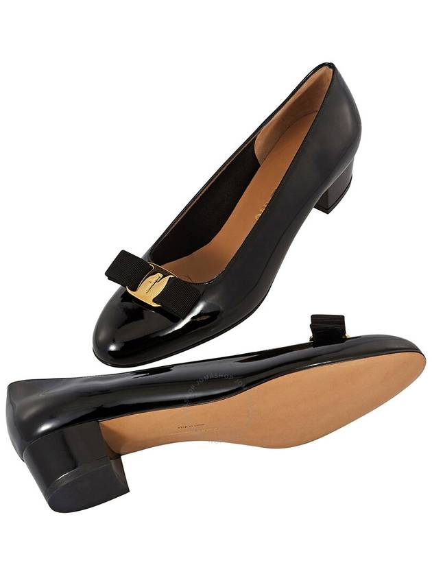 Women's Vara Bow Pumps Black - SALVATORE FERRAGAMO - BALAAN 3