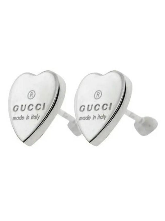 Trademark Heart Earrings YBD223990001 Silver - GUCCI - BALAAN 1