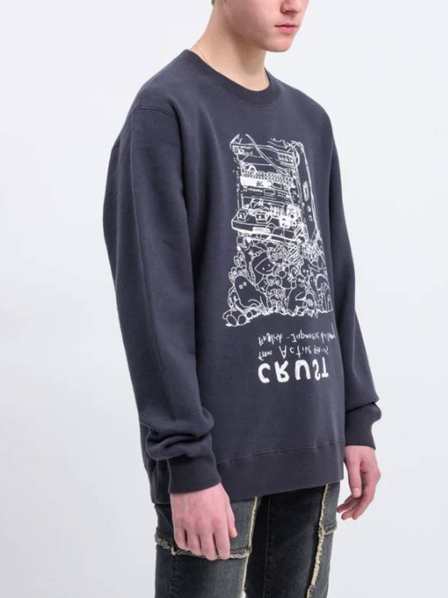 john DARK CHARCOAL CRUST sweatshirt - UNDERCOVER - BALAAN 2