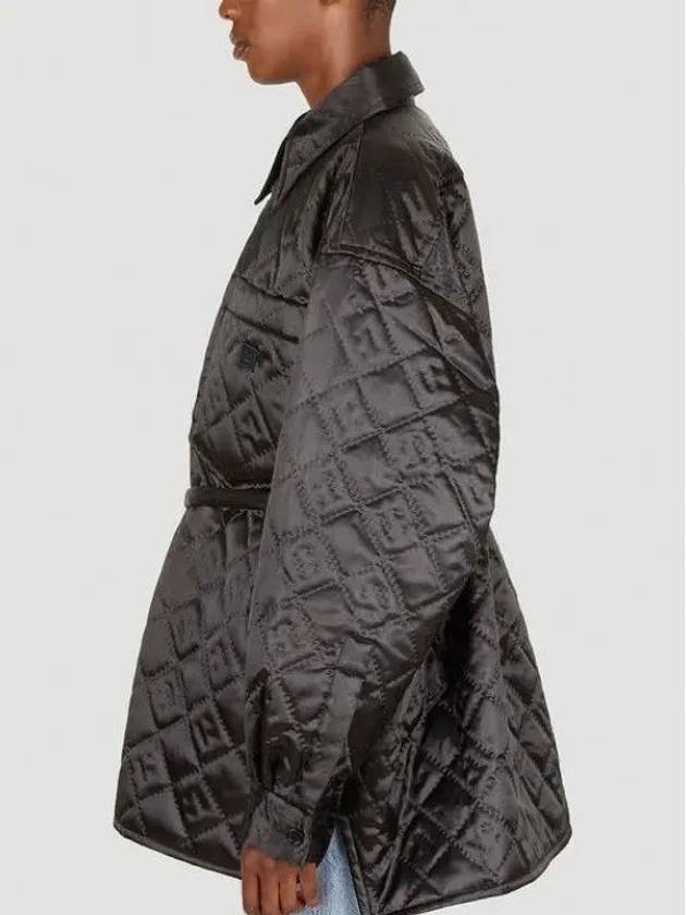 Face chest logo pocket patch quilted jacket - ACNE STUDIOS - BALAAN 3