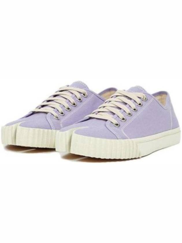 Tabi Canvas Low Top Sneakers Light Purple - MAISON MARGIELA - BALAAN 2