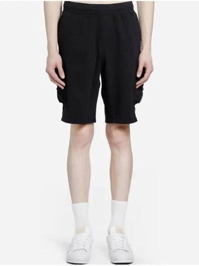 Lens Wappen Cargo Shorts Black - CP COMPANY - BALAAN 2