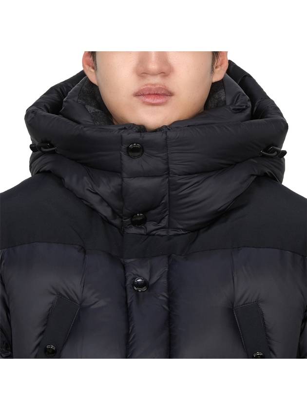 Linford High Neck Down Padding Black - BURBERRY - BALAAN 7