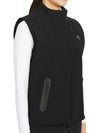 women's brushed vest black - HYDROGEN - BALAAN 5