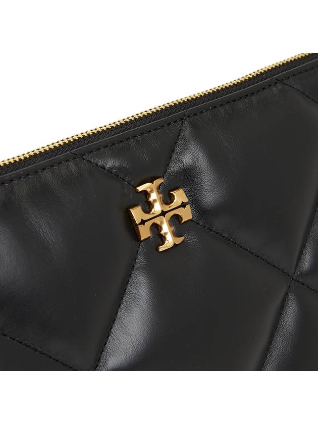 Kira Quilted Clutch Bag Black - TORY BURCH - BALAAN 7