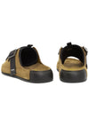 Shadow Project Tape Suede Sandals Brown - STONE ISLAND - BALAAN 8