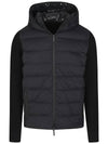 Mix Knit Hooded Padded Jacket Black 9B000 07 M1131 999 - MONCLER - BALAAN 2