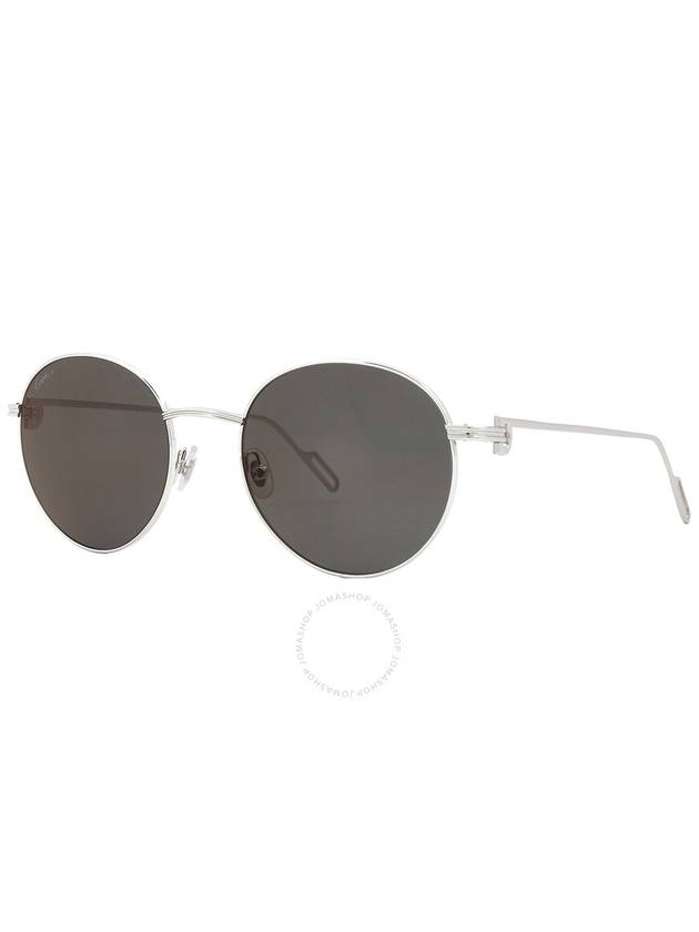 Cartier Grey Flash Round Unisex Sunglasses CT0249S 001 53 - CARTIER - BALAAN 2