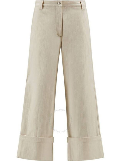 Cotton Wide Pants White - MONCLER - BALAAN 2