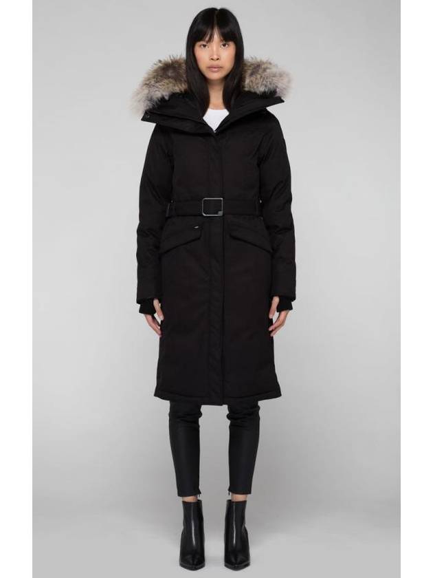 Morgan Coyote Fur Long Parka Black - NOBIS - BALAAN 4