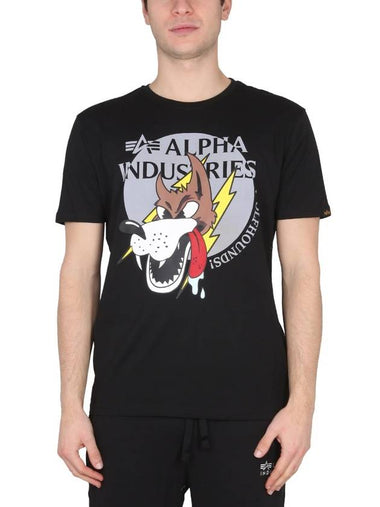 WOLFHOUNDS T-SHIRT - ALPHA INDUSTRIES - BALAAN 1