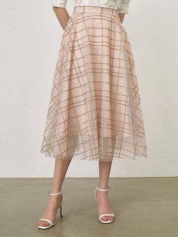 Stella Stella A-line skirt pink - AME - BALAAN 1