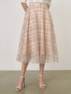 Stella Stella A-line skirt pink - AME - BALAAN 1