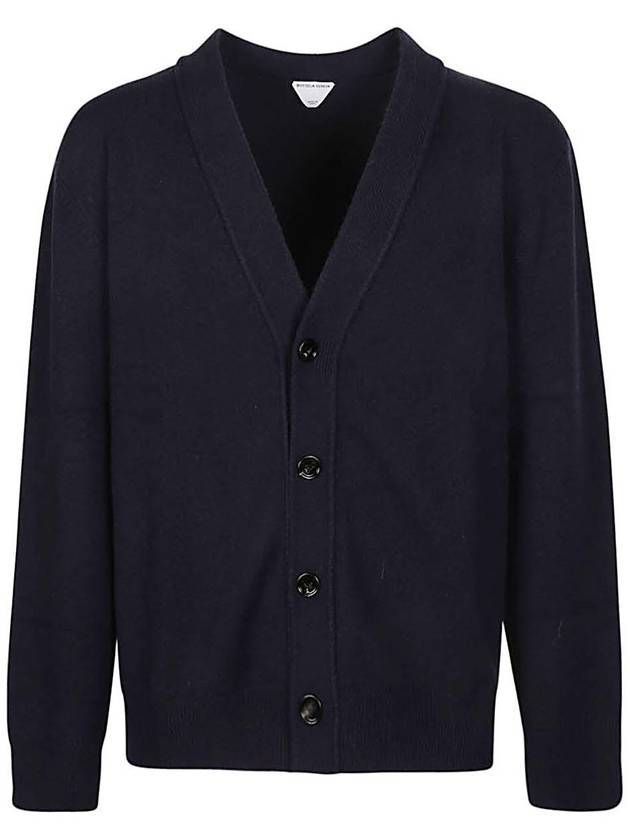 Classic Cashmere Cardigan Navy - BOTTEGA VENETA - BALAAN 1