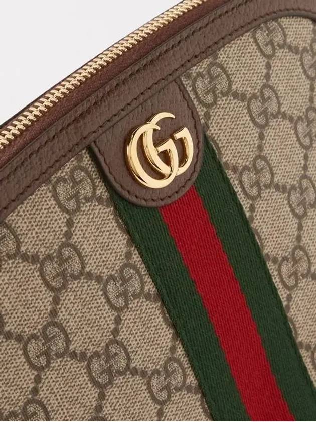 Ophidia Large Cosmetic Pouch Bag Beige - GUCCI - BALAAN 3