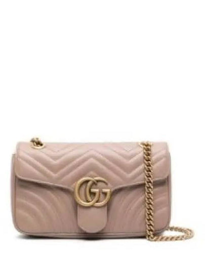 GG Marmont Matelasse Small Shoulder Bag Pink - GUCCI - BALAAN 2