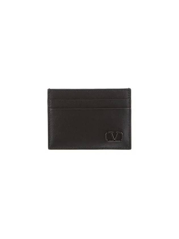 Valentino 3Y2P0T83 ZQU 0NO P0T83 Garavani V logo card wallet - RED VALENTINO - BALAAN 1