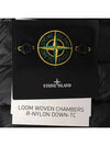 Loom Woven Chambers Recycled Nylon Down Padding Black - STONE ISLAND - BALAAN 5