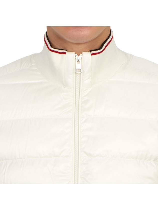 Cotton Cardigan Padding White - MONCLER - BALAAN 8