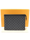 N41696 Damier Graphite Canvas Pochette Voyage MM Clutch - LOUIS VUITTON - BALAAN 2