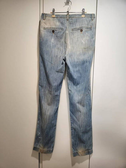 Distressed Pleated Denim Pants - DSQUARED2 - BALAAN 2