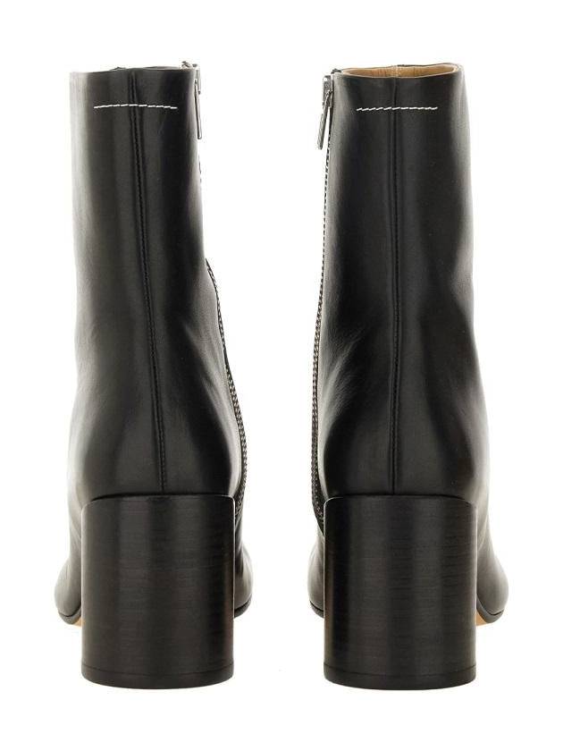 Mm6 Maison Margiela Stitch-Out Leather Boot - MAISON MARGIELA - BALAAN 3