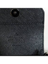 Fake Leather ORB Logo Strap Phone Pouch Black - VIVIENNE WESTWOOD - BALAAN 9