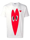 Men's Big Heart Play Short Sleeve TShirt P1T224 - COMME DES GARCONS - BALAAN 4