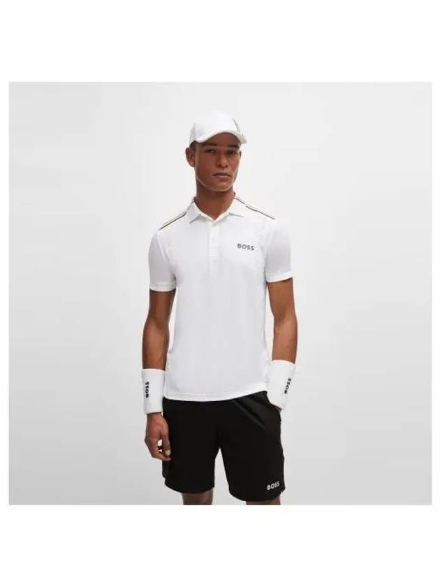 Matteo Berrettini Collection Polo Shirt 50506186 100 - BOSS - BALAAN 1