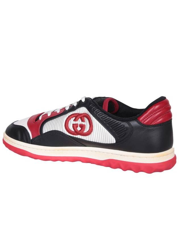 Mac80 Interlocking G Low Top Sneakers Red Black - GUCCI - BALAAN 4