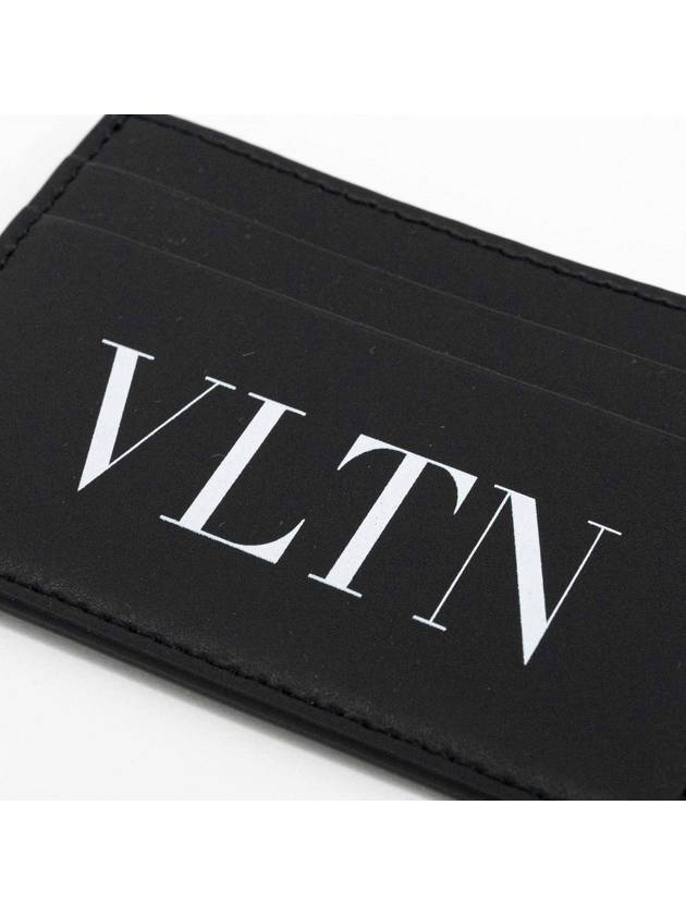 VLTN Logo Card Wallet Black - VALENTINO - BALAAN 8