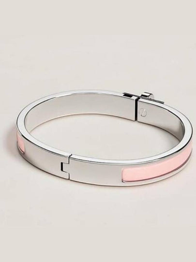 Kelly Mini Click Women Bracelet Silver Pink PM H200004FP1Z - HERMES - BALAAN 2