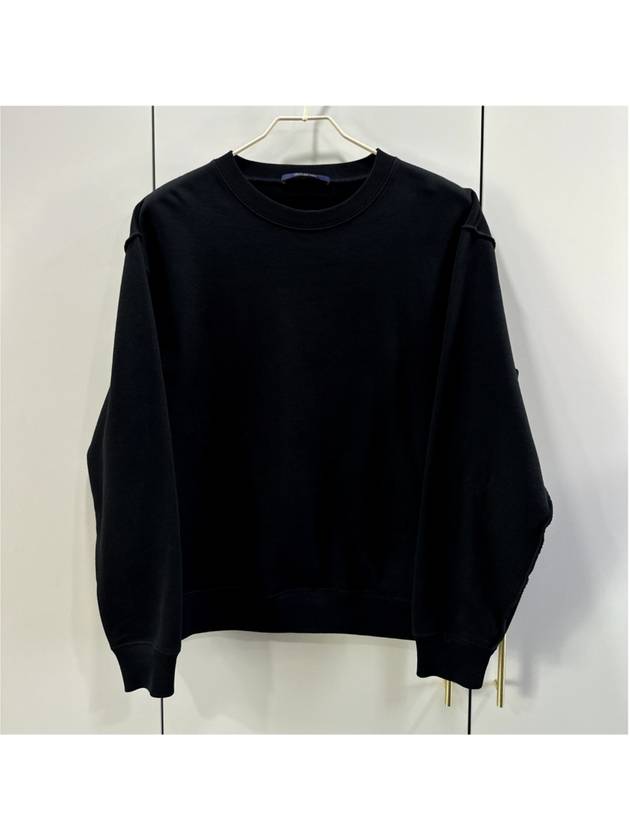 M LV Men s Inside Out Sweatshirt Black - LOUIS VUITTON - BALAAN 4