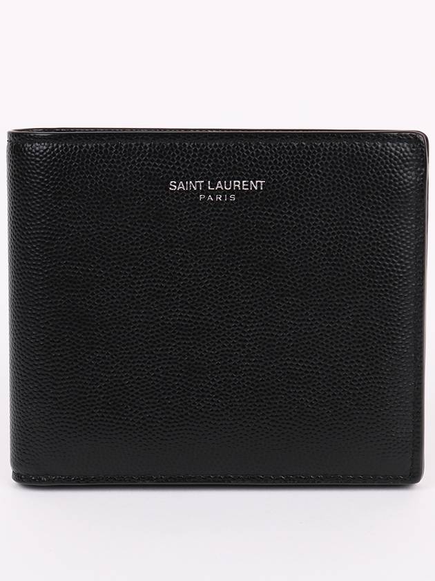 Black Classic Logo Men s Bicycle Wallet 396307 - SAINT LAURENT - BALAAN 1