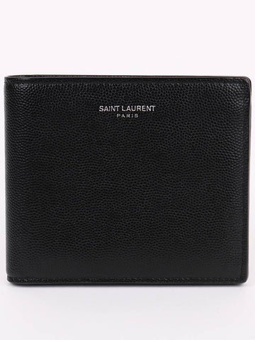 Black Classic Logo Men s Bicycle Wallet 396307 - SAINT LAURENT - BALAAN 1