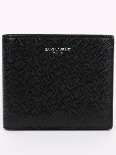 Black Classic Logo Men s Bicycle Wallet 396307 - SAINT LAURENT - BALAAN 1