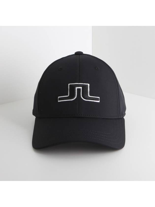 Angus Embroidery Logo Golf Ball Cap Black - J.LINDEBERG - BALAAN 2