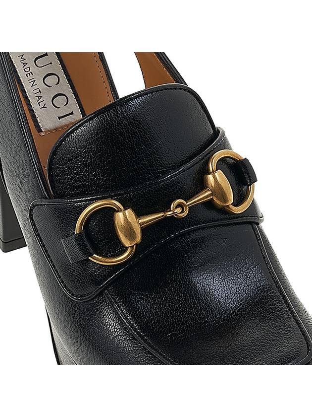 24 ss Leather Mule WITH Iconic Horsebit 7715660G0V01000 B0651009614 - GUCCI - BALAAN 9