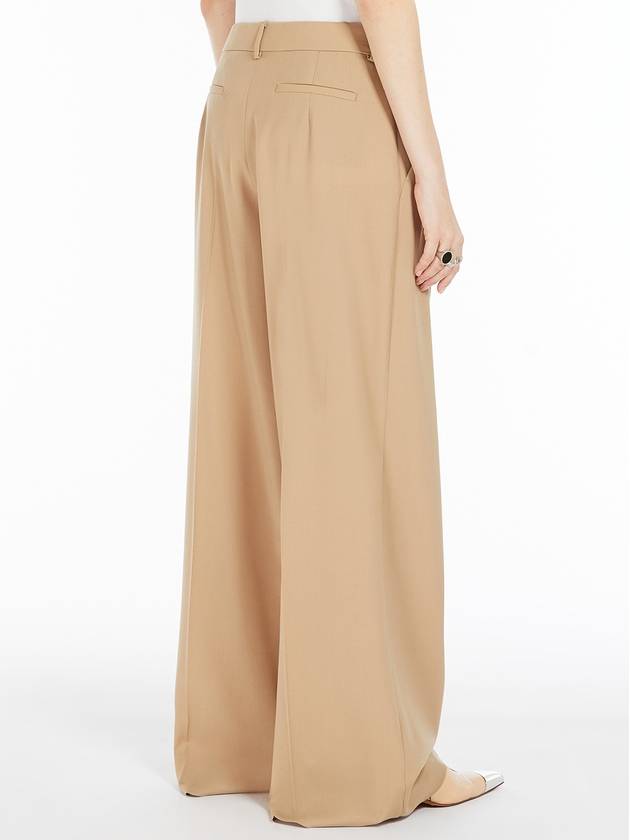 Bella oversized stretch wool wide pants beige - MAX MARA SPORTMAX - BALAAN 5