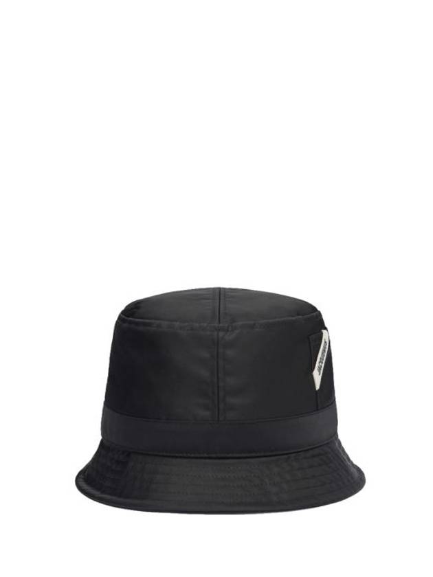 Le Bob Ovalie Nylon Bucket Hat Black - JACQUEMUS - BALAAN 2