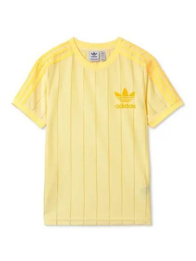 3 Stripe Short Sleeve T-Shirt Yellow - ADIDAS - BALAAN 2