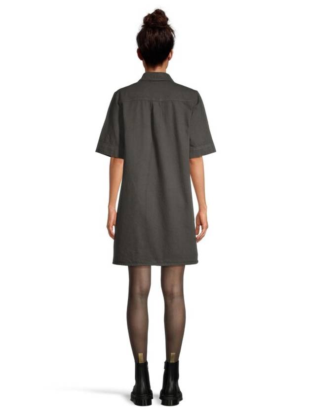 Rosa Short Dress Grey - A.P.C. - BALAAN 4