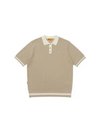 KODAK Apparel Summer Polo Knit Men BEIGE - KODO - BALAAN 1