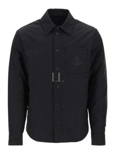 Men s Logo Long Sleeve Shirt Black - MONCLER - BALAAN 2