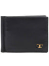 Men's T Logo Money Clip Bicycle Wallet Black - TOD'S - BALAAN.