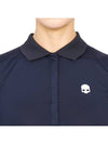 Women's Golf Logo Short Sleeve PK Shirt Navy - HYDROGEN - BALAAN 7