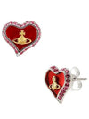 Petra Stud Earrings Red - VIVIENNE WESTWOOD - BALAAN 5